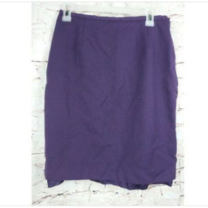 Brookhurst Wool Straight Pencil Skirt